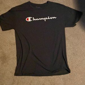 Mens Champion Grey T-Shirt Medium
